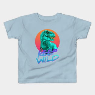 Keep Wild Dino Wave Kids T-Shirt